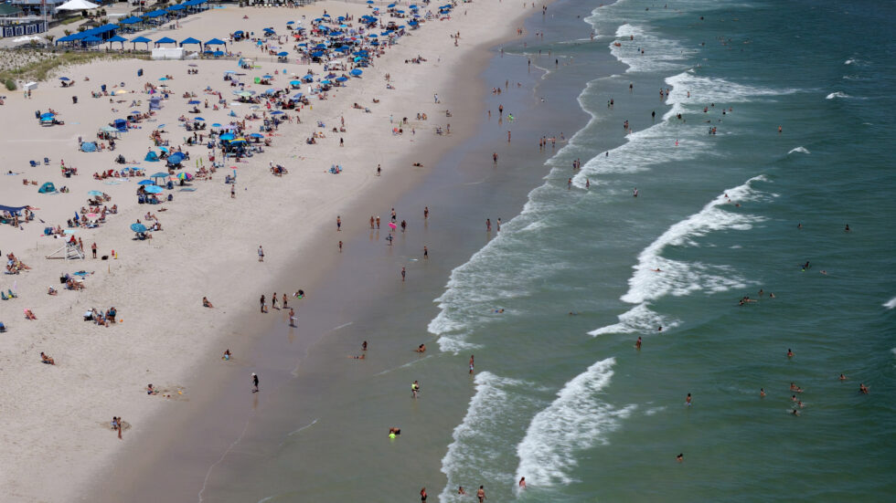 NJ ocean’s warm – the direct opposite of last summer