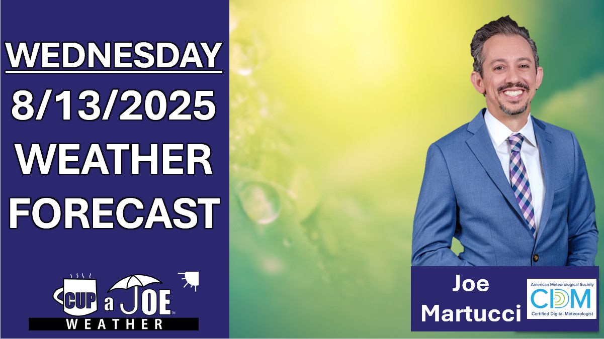 MUGGY! | Wednesday, 8/13/2025 NJ Weather Forecast