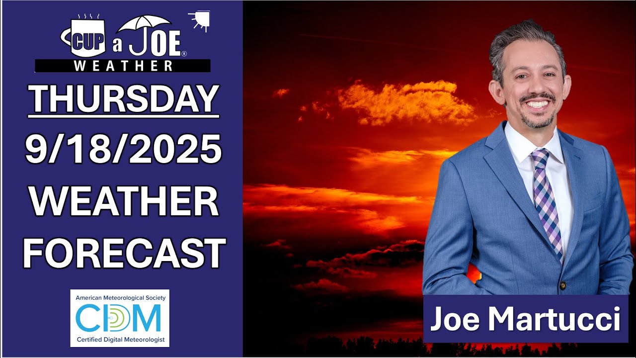 😎The SUN is back | Thursday 9/18/2025 NJ Weather Forecast