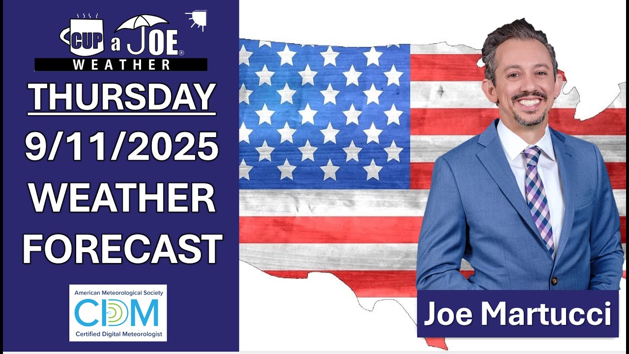 Somber sunshine | Thursday, 9/11/2025 NJ Weather Forecast