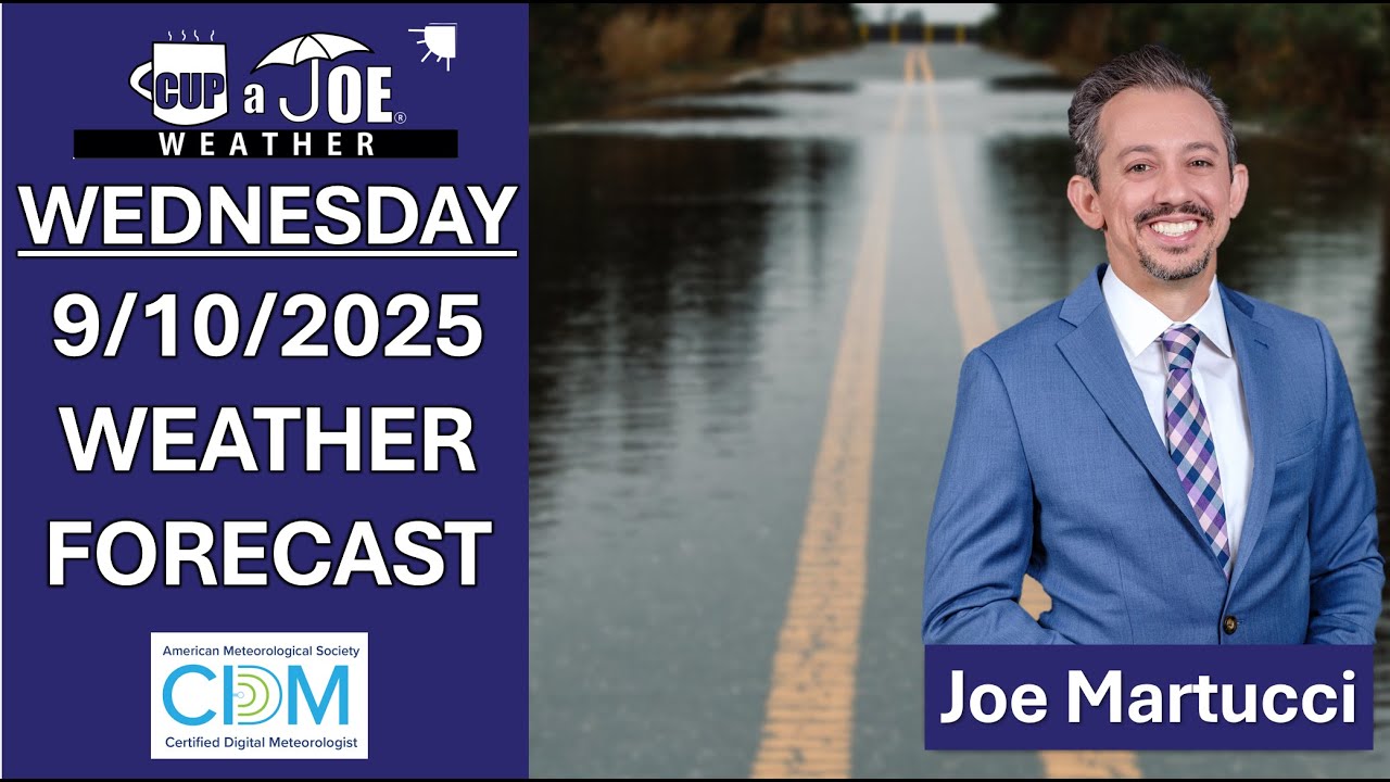 The shore floods, but it’s mostly dry | Wednesday, 9/10/25 NJ Forecast