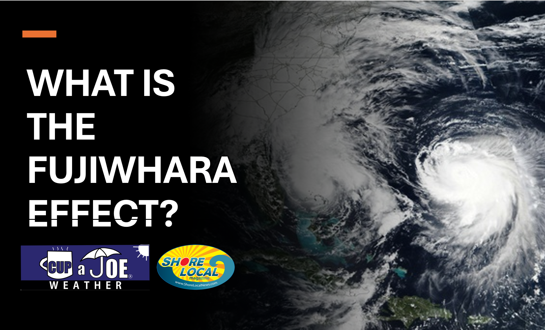 The Fujiwhara Effect: When 2 tropical cyclones collide