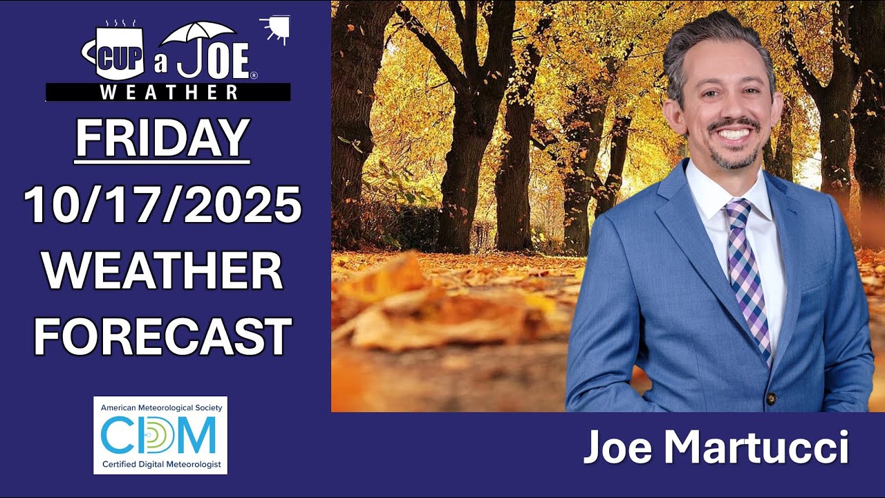 🤩PEAK fall weather | Thursday, 10/17/2025 NJ Weather Forecast