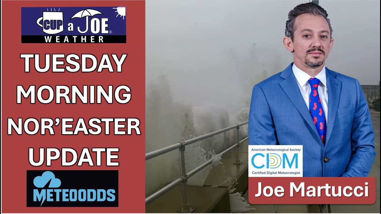 🥴More flooding, some rain | Tuesday NJ Nor’easter Update (10/14/2025)