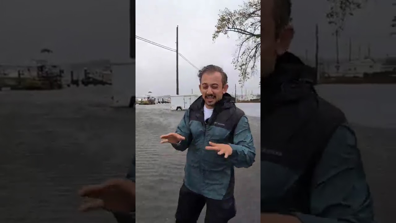 10/13 Afternoon LIVE in Neptune, NJ nor’easter high tide