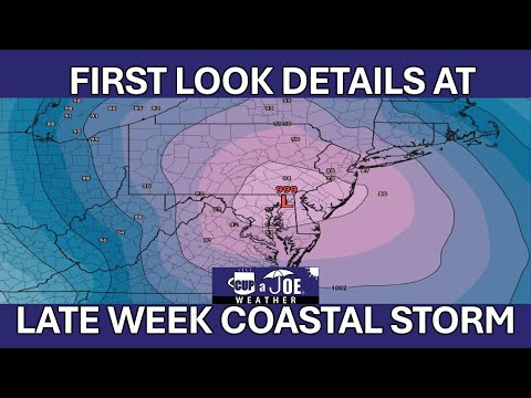 Coastal Storm is ON for NJ this week, here’s my 1st look forecast