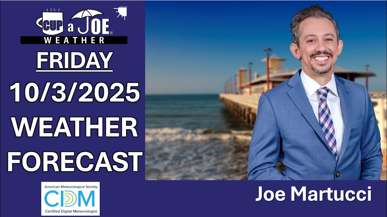 Temps are movin’ on UP | Friday, 10/3/2025 NJ Weather Forecast