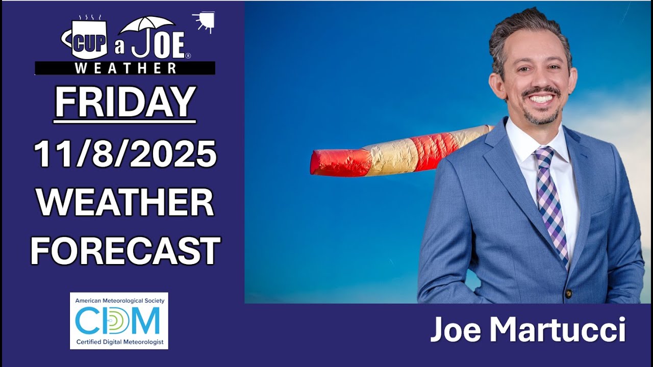 A warmer, windy and sometimes wet weekend ahead | 11/7 NJ Weather Forecast