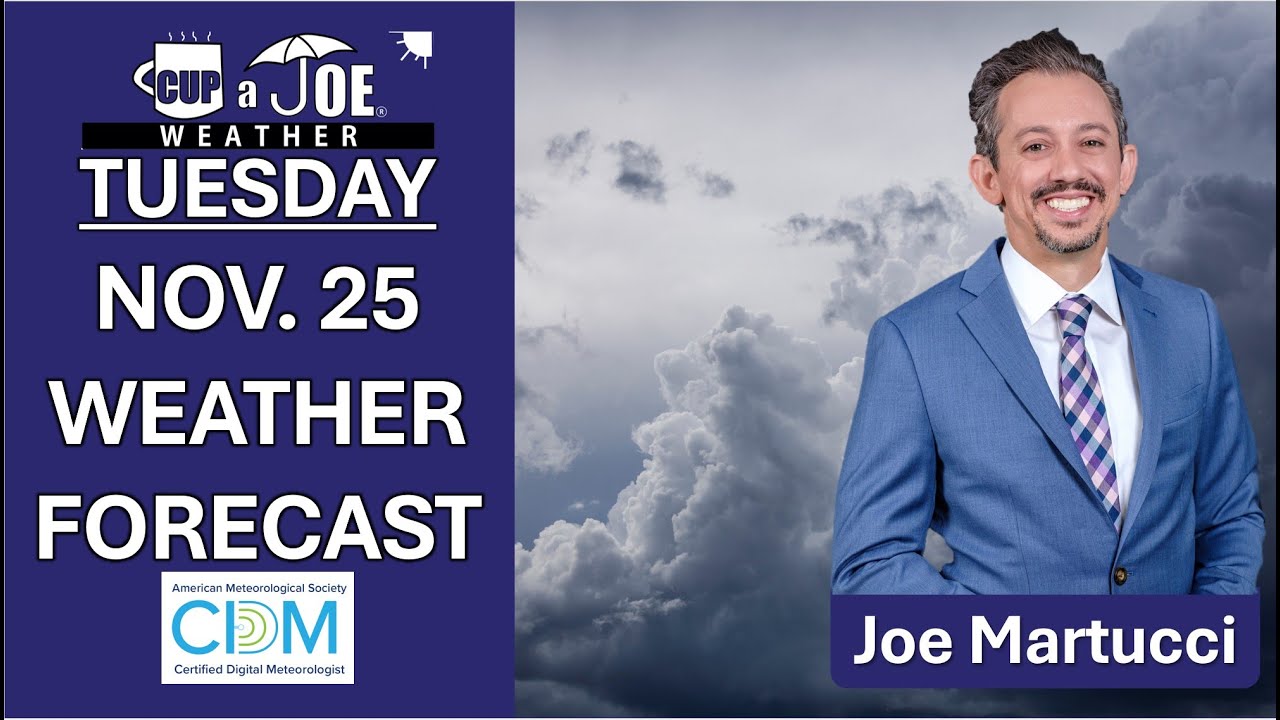 🦃 Warm/Wet to Cold/Dry | Tuesday, 11/25/2025 NJ Weather Forecast