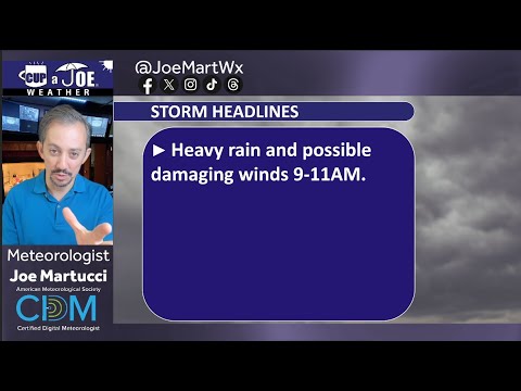 RAIN and WIND: Friday Morning Storm Weather Update for NJ ⚠️