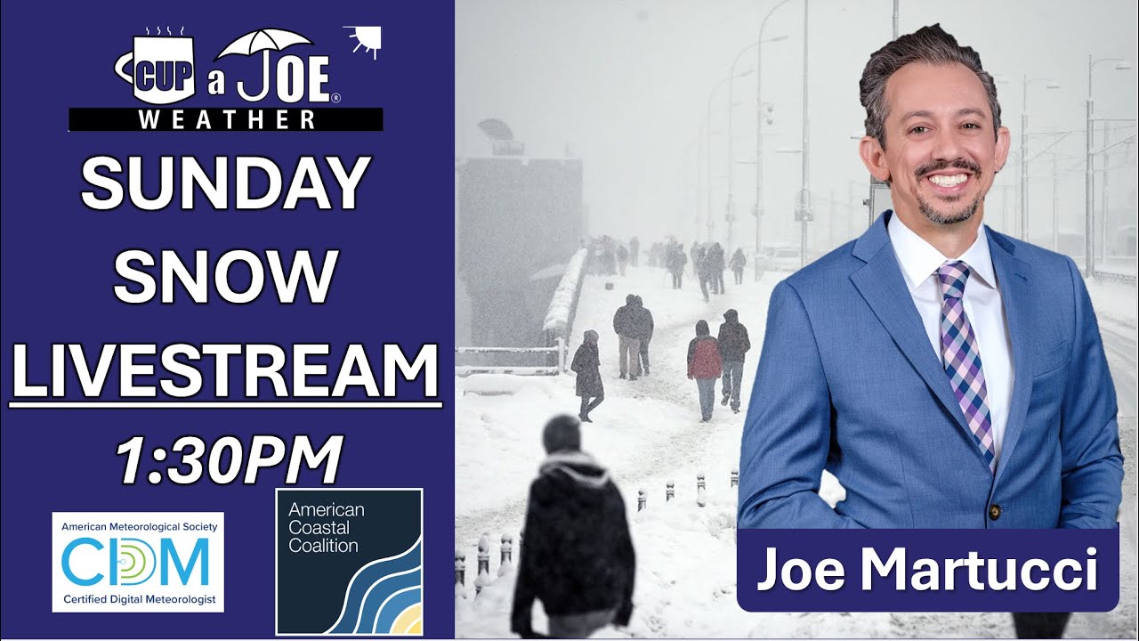 Rewatch our LIVE weather show on Sunday’s snow in NJ