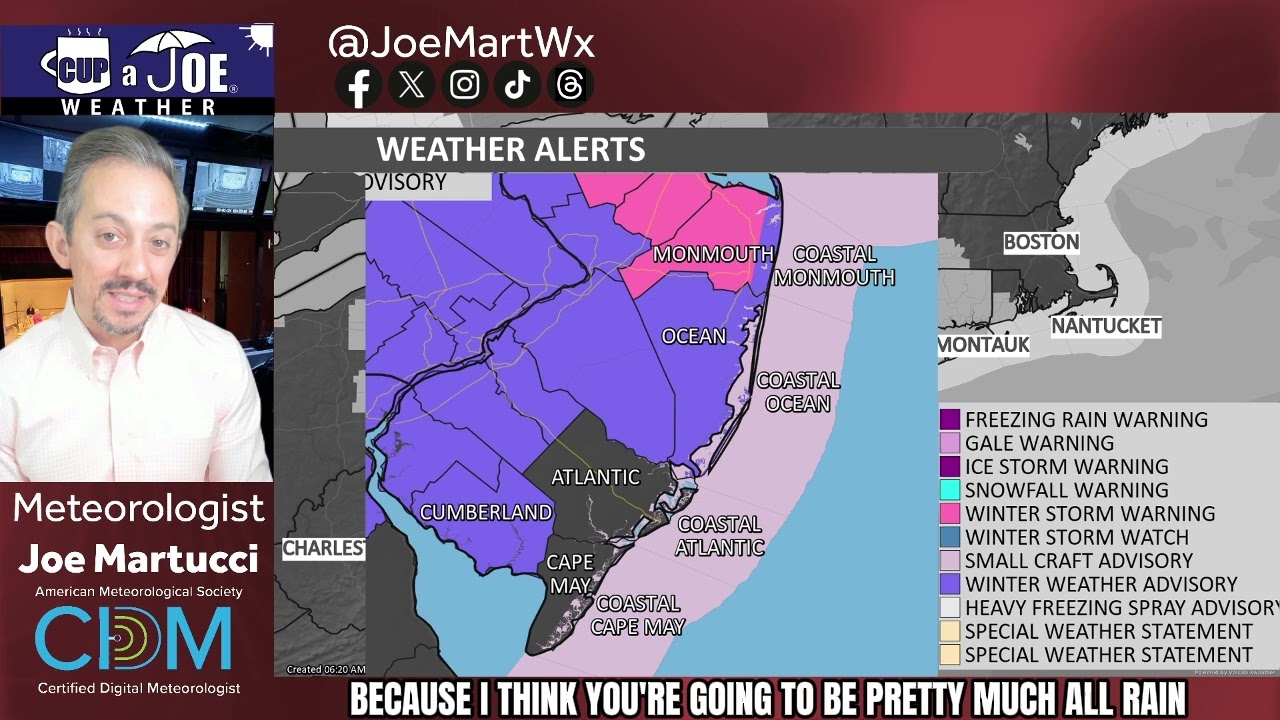 The difference between the winter storm warning and winter weather advisory for Friday night’s storm.