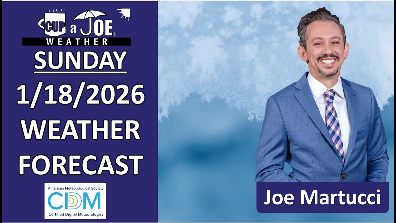 1/18/2026 Early Morning Jersey Shore Weather Update