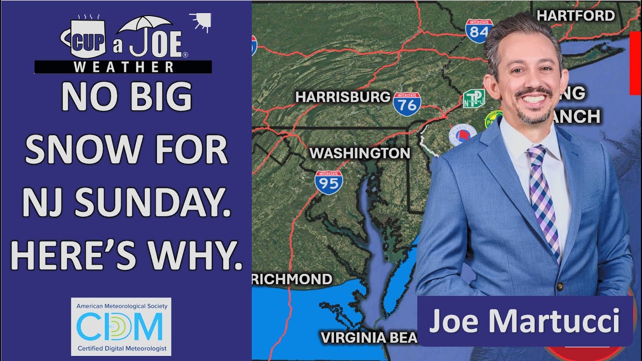❌Here’s why NJ is NOT getting a big snowstorm Sunday (2/1).