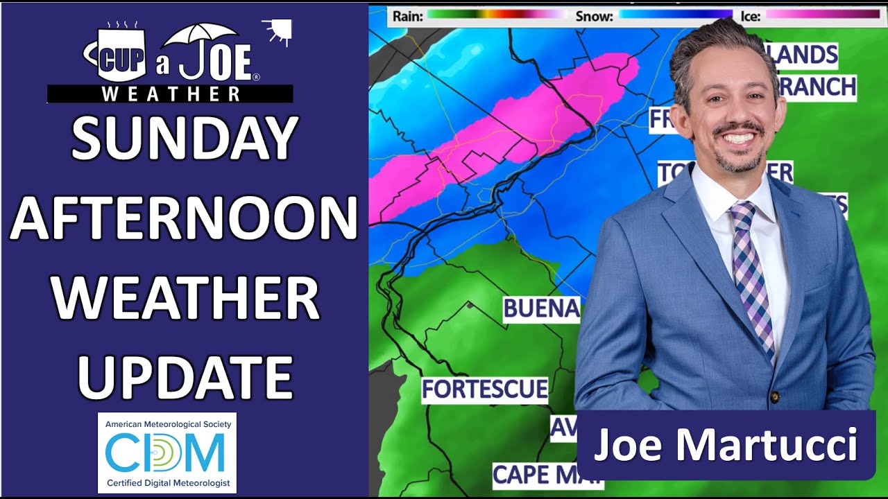 Snow’s Coming Soon: Sunday Afternoon Jersey Shore Weather Update