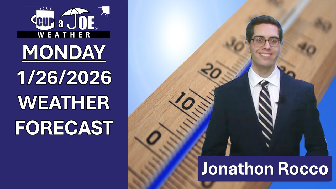 Snow has ended, BRUTAL COLD is here to stay | Monday, 1/26/2026 NJ Weather Forecast