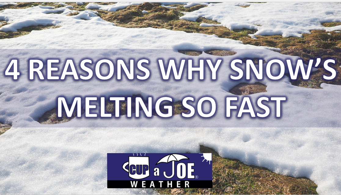 4 reasons why snow is melting fast after February’s NJ nor’easter