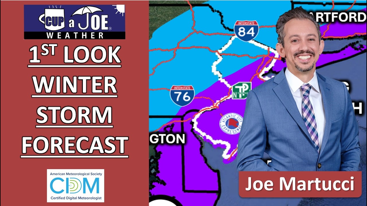 👀Our FIRST look forecast for NJ’s coastal storm 2/22 to 2/23