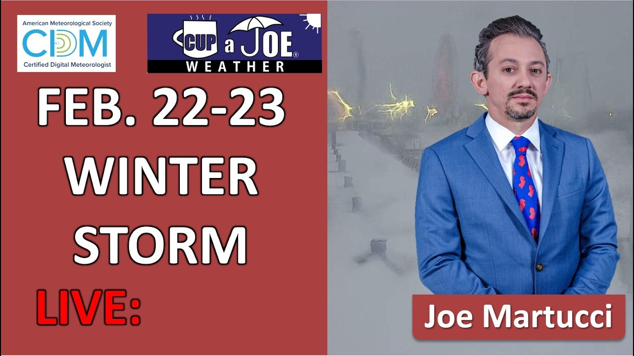 Rewatch our first LIVESTREAM on the Feb. 22-23 NJ Coastal Storm