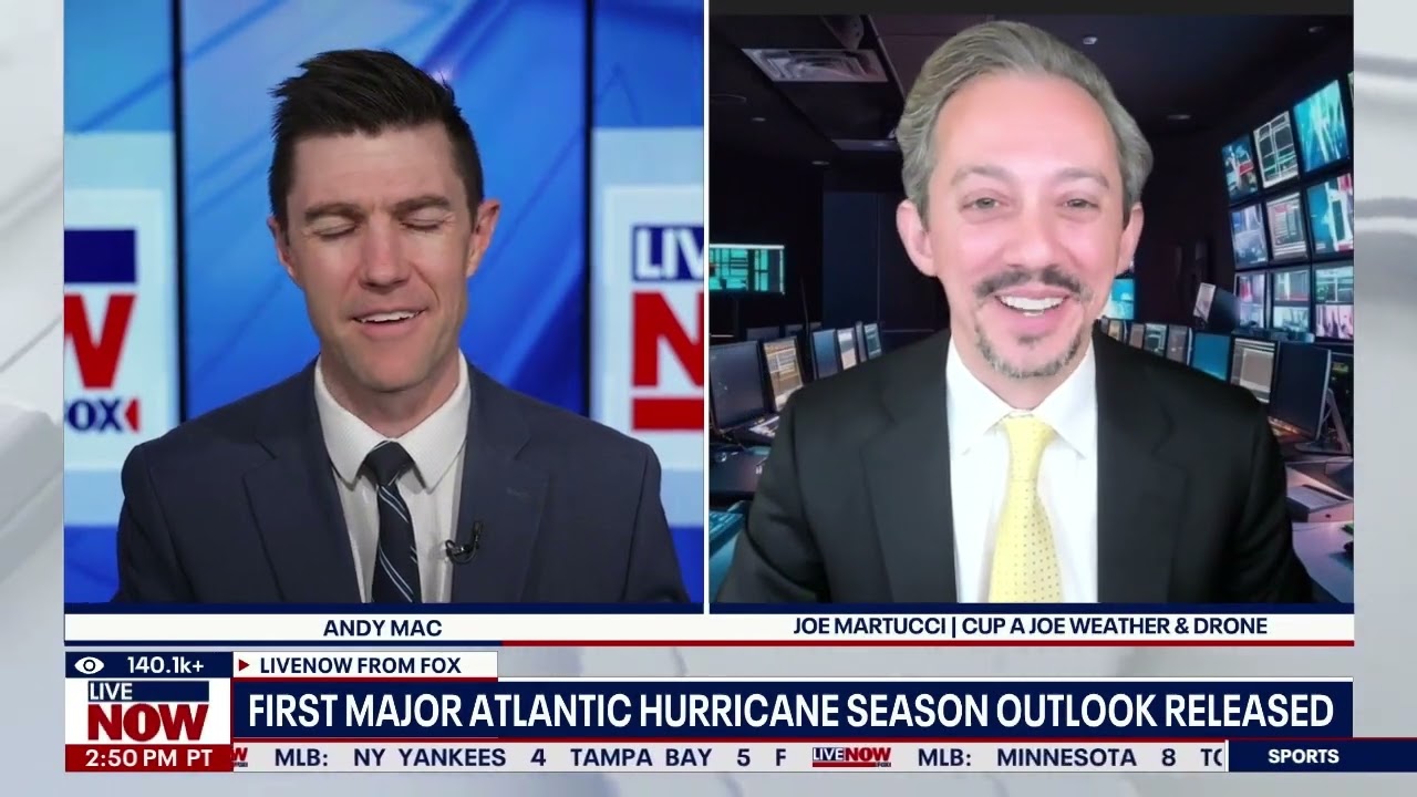 LiveNOW on FOX interviews us about the 2026 Hurricane Season forecast!