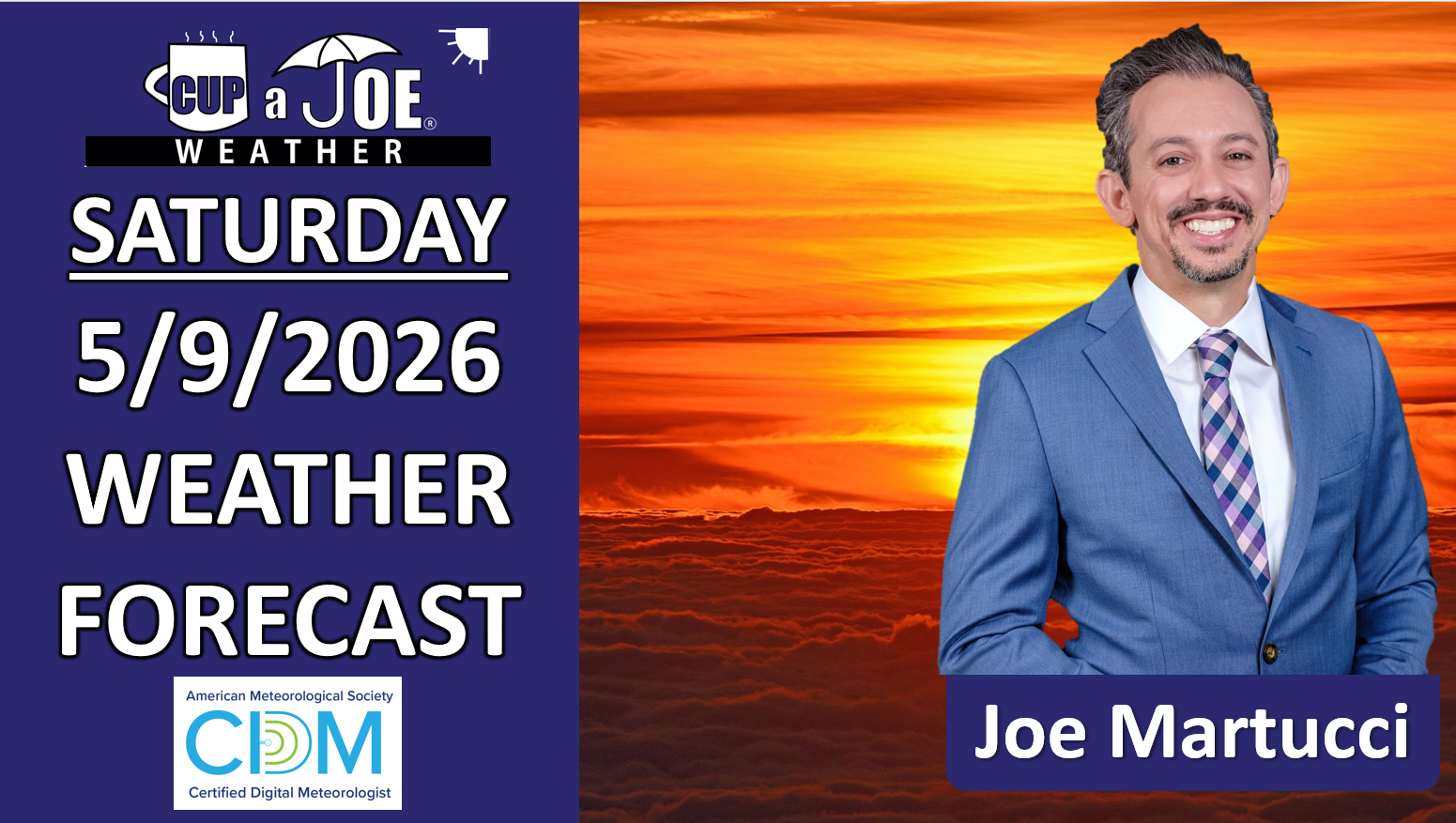 🌹It’s MOSTLY DRY for Mother’s Day weekend in NJ