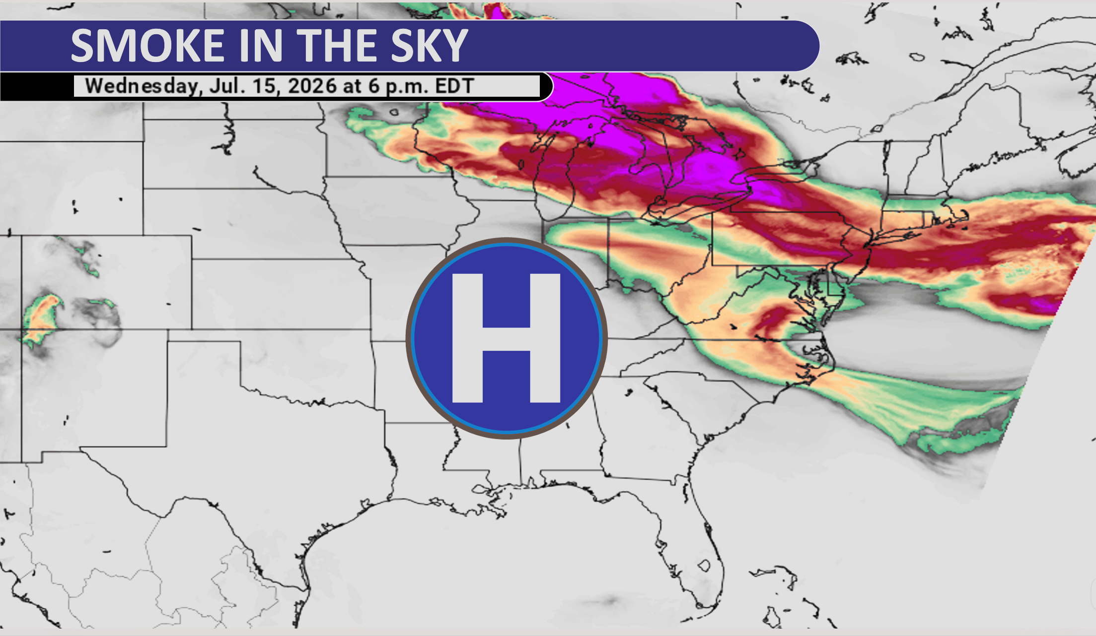 Canadian Wildfire Smoke Returns: Hazy Skies, Poor Air Quality Ahead for NJ