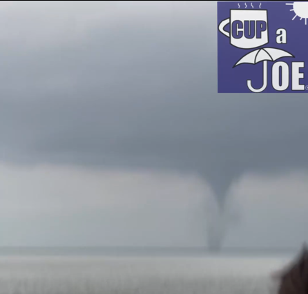 VIDEO: Waterspout spinning near the Cape May Ferry in NJ Tuesday Evening