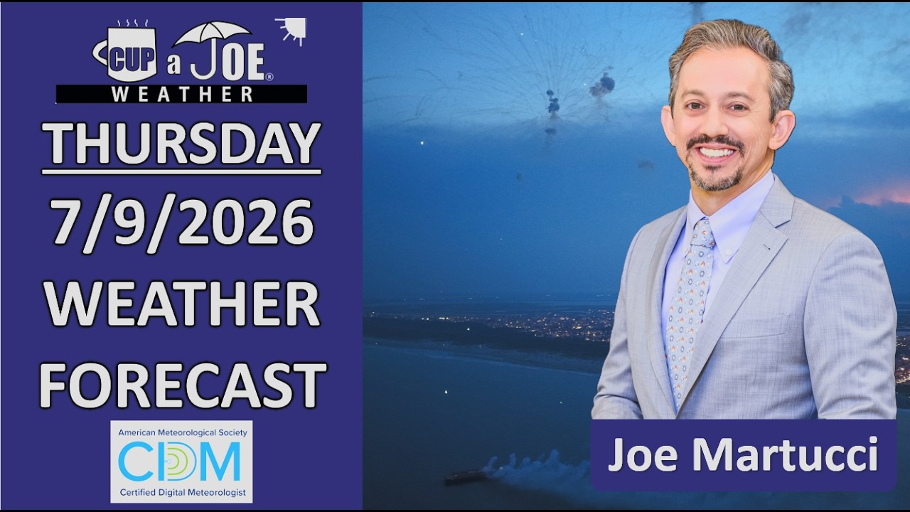 Sun SELF-DESTRUCTS into thunderstorms, possible flooding Thursday in NJ