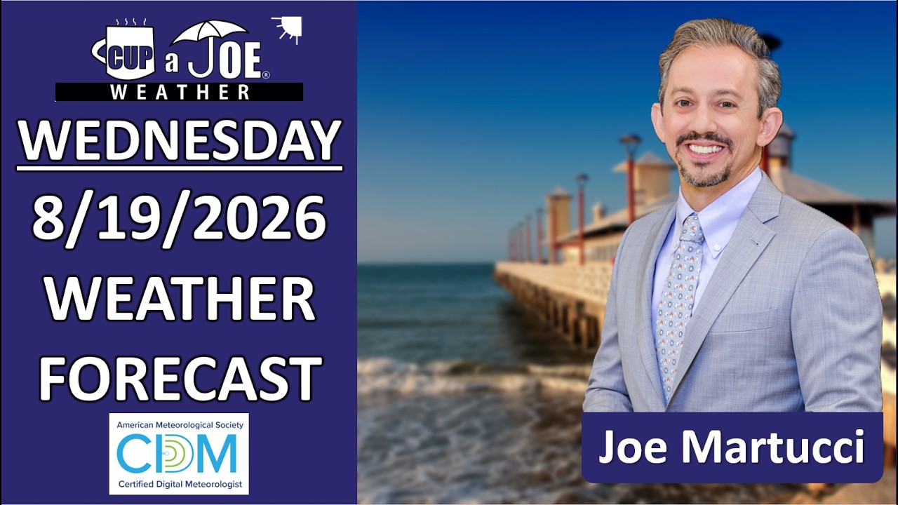 1-day SALE of drier weather Wednesday in NJ; stormier weather returns