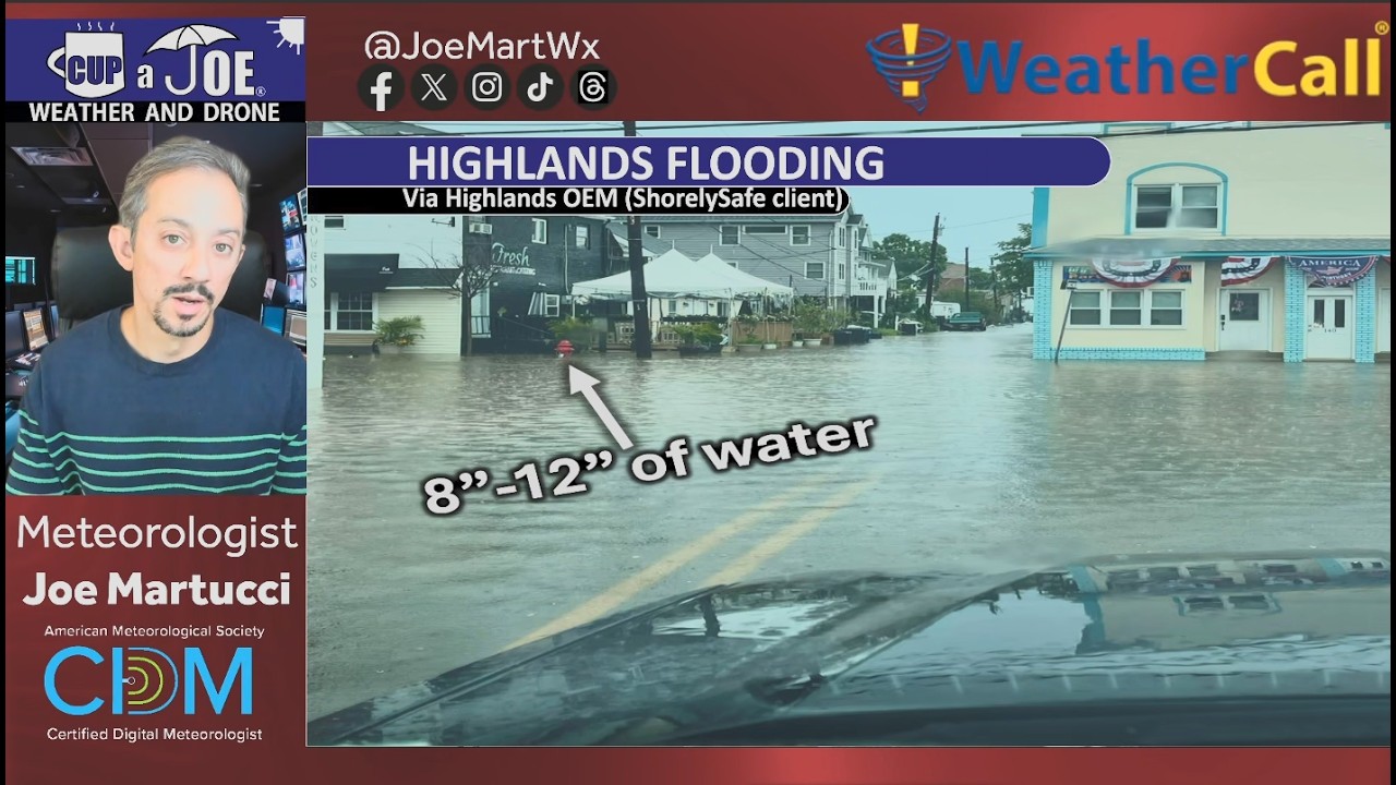 FLASH FLOOD WARNING for parts of the Shore: 8/3 Afternoon Update