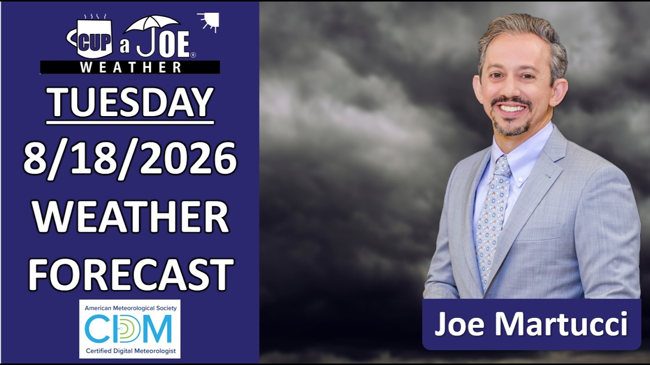 HUMIDITY stays around the Jersey Shore Tuesday, plus, a tropical update