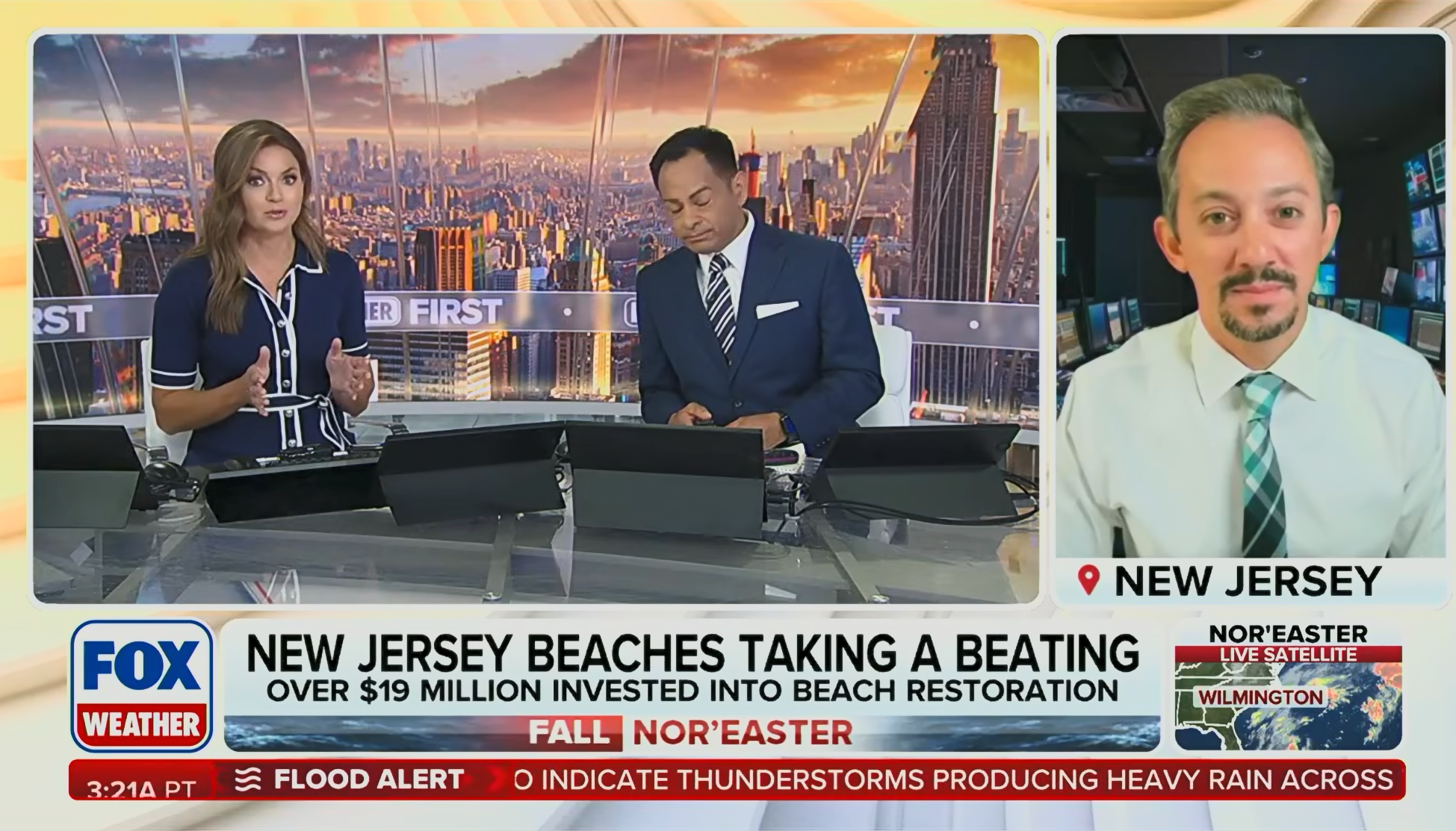 Cup A Joe Weather Interviewed across America during 2026 NJ nor’easter