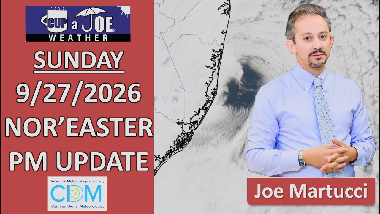 Sunday Evening NJ Nor’easter Update: It’s almost over
