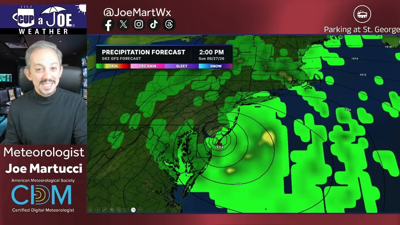 ⚠️NOR’EASTER impacts increase Friday for the Jersey Shore
