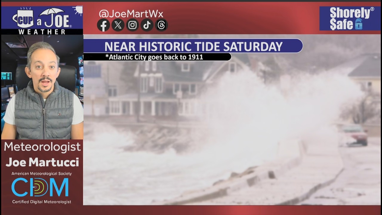 ⚠️Saturday PM NJ Nor’easter Update: Heaviest rain coming, 3 more tidal floods