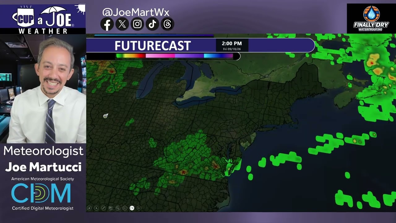 It’s been NINE weeks since the Jersey Shore’s weather has done this!