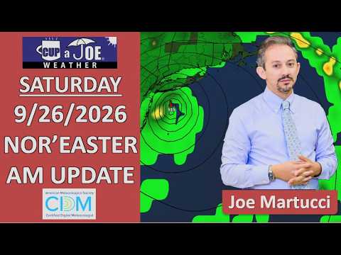 Saturday morning NJ Nor’easter update