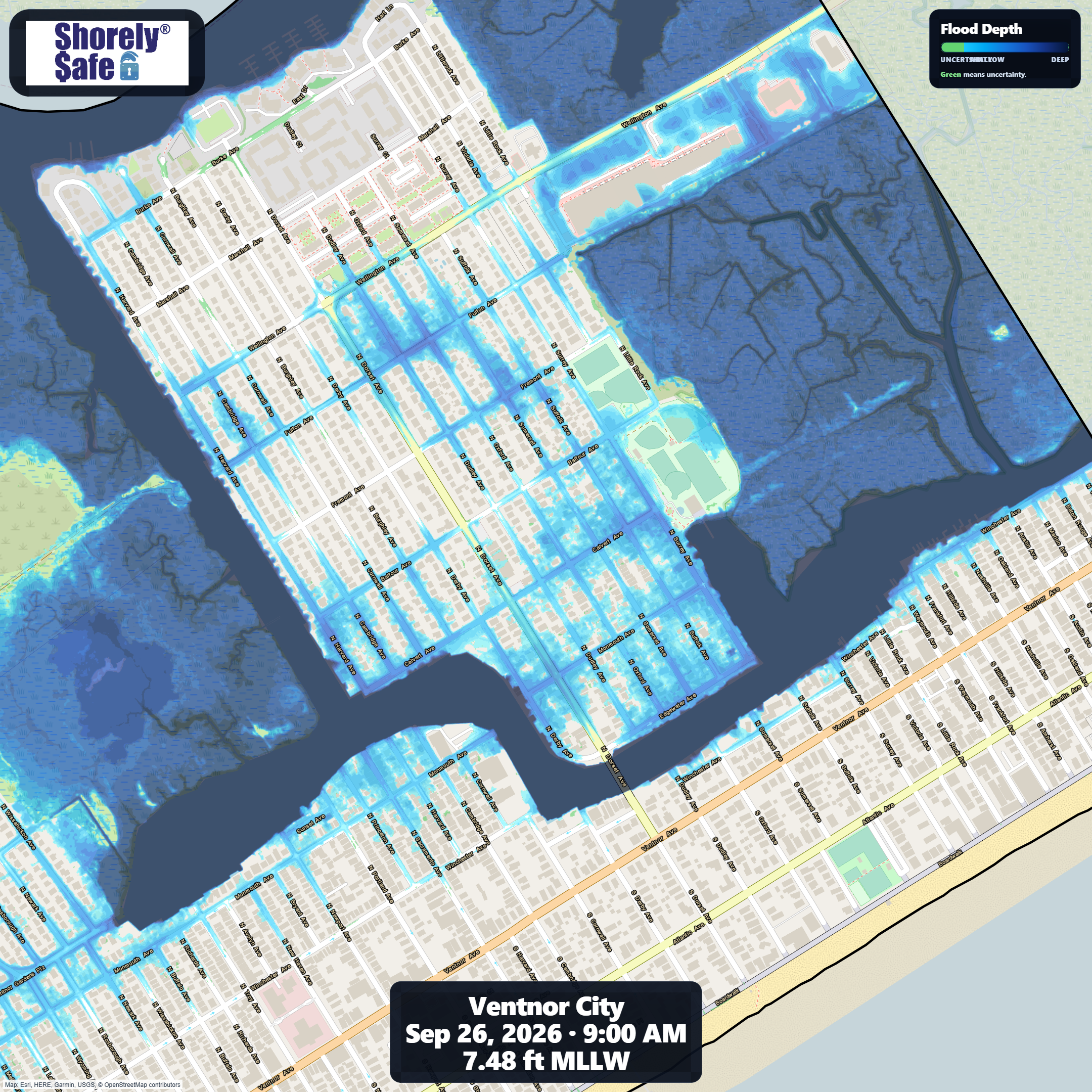 Major stage tidal flooding now expected for parts of the Jersey Shore Saturday