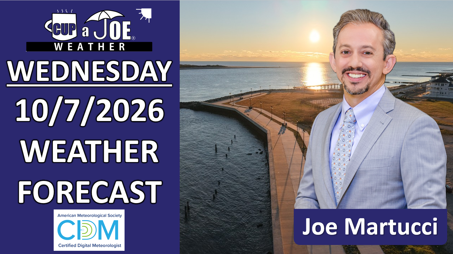 Octobrrrr is in full swing Wednesday, but NJ will warm up