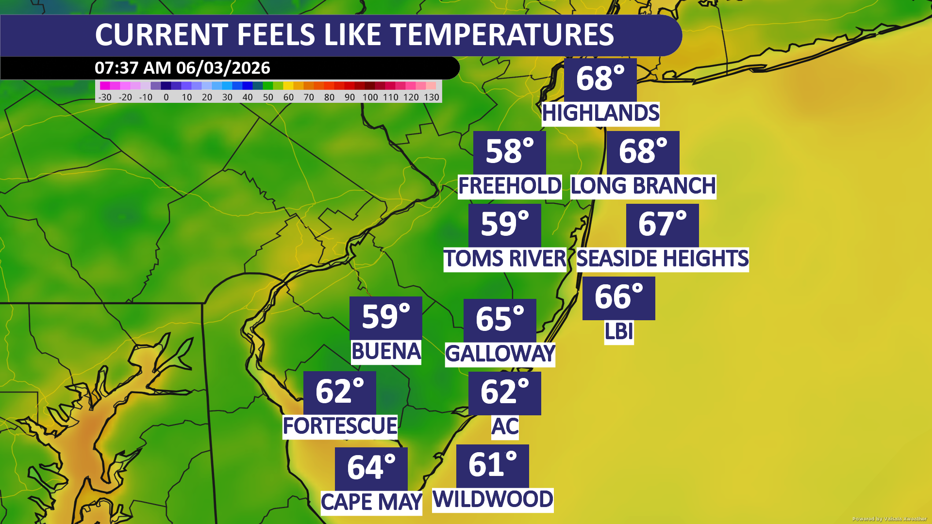 Feels Like Temperatures