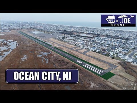 Ocean City, NJ during the Winter | 4K Drone Footage