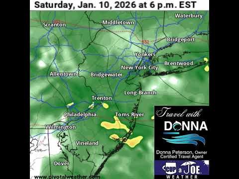 1"+ of rain soaks NJ Saturday, here's the timing